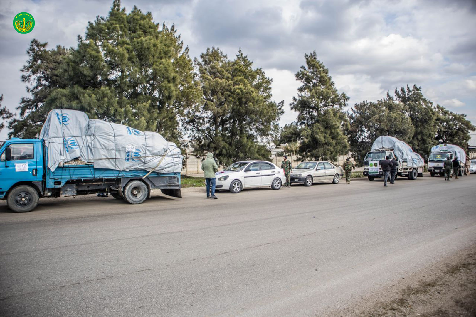 قافلة "تل الخير" الأولى